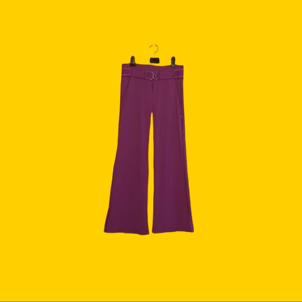 🟠 lululemon 🟠 purple pants w/elastic belt